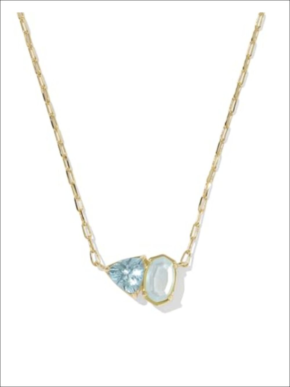 Kendra Scott Tatum Short Pendant Necklace Gold Plated Brass